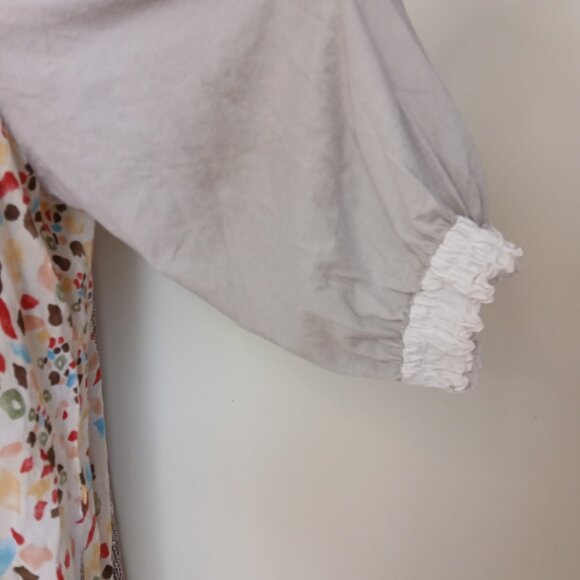 Super Hakka Feuille Japanese Brand Patchwork Dress Size 12 - Picture 3 of 8